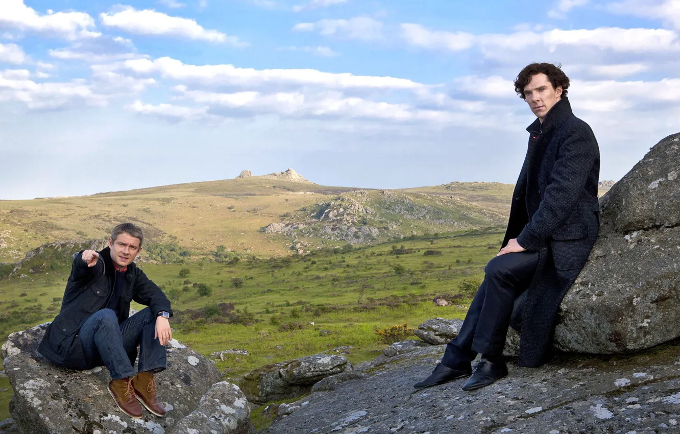 Photo wallpaper landscape, Sherlock Holmes, Sherlock, Sherlock BBC, Sherlock Holmes, John Watson, Sherlock (TV series)