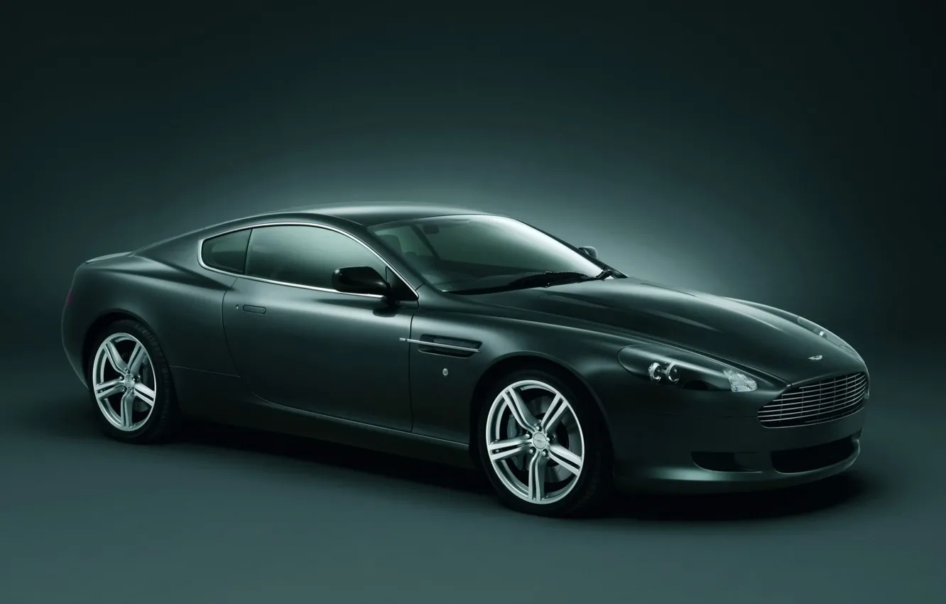 Photo wallpaper Aston Martin, DB9, graphite