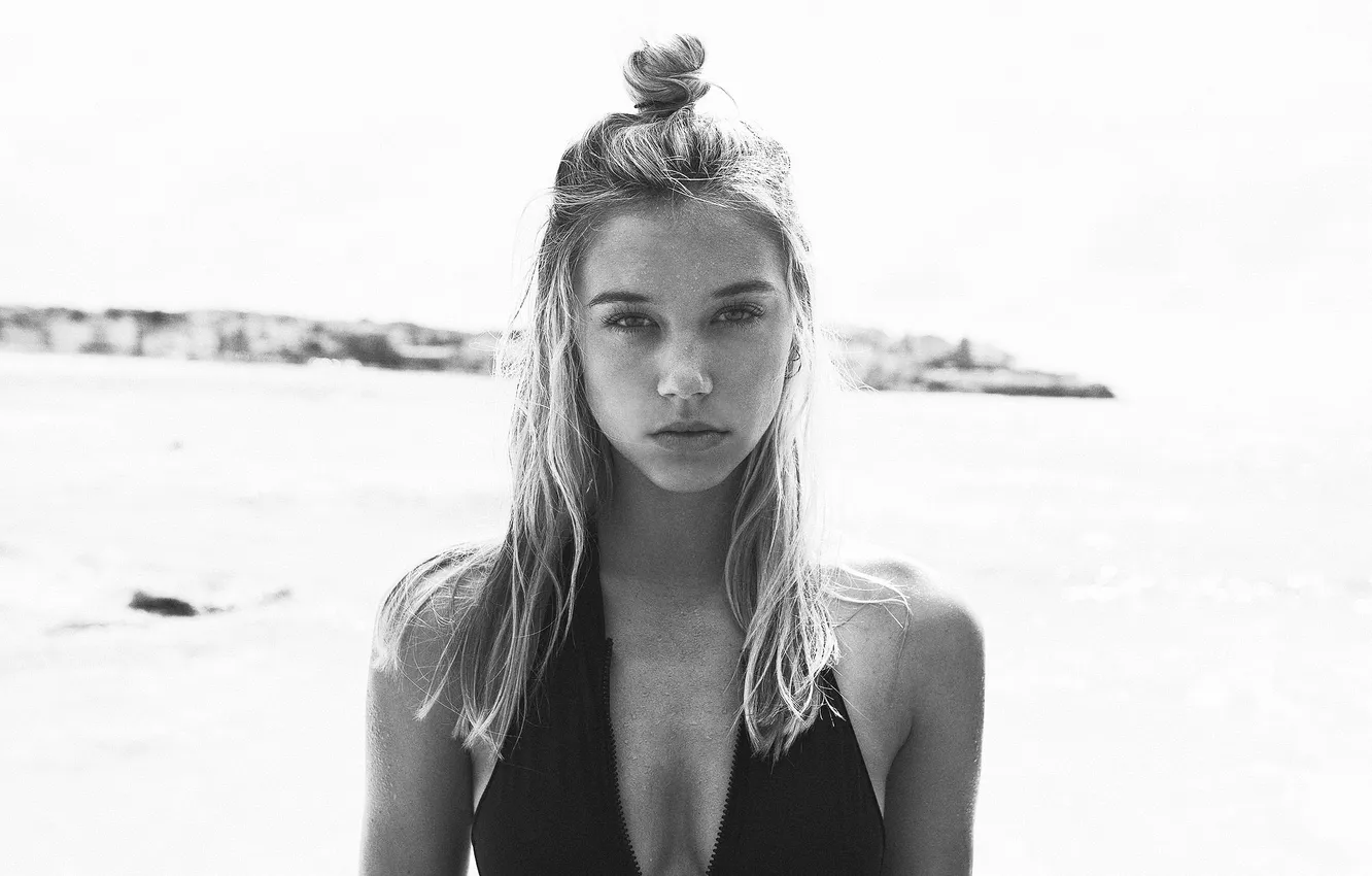 Photo wallpaper look, girl, model, hair, Alexis Ren