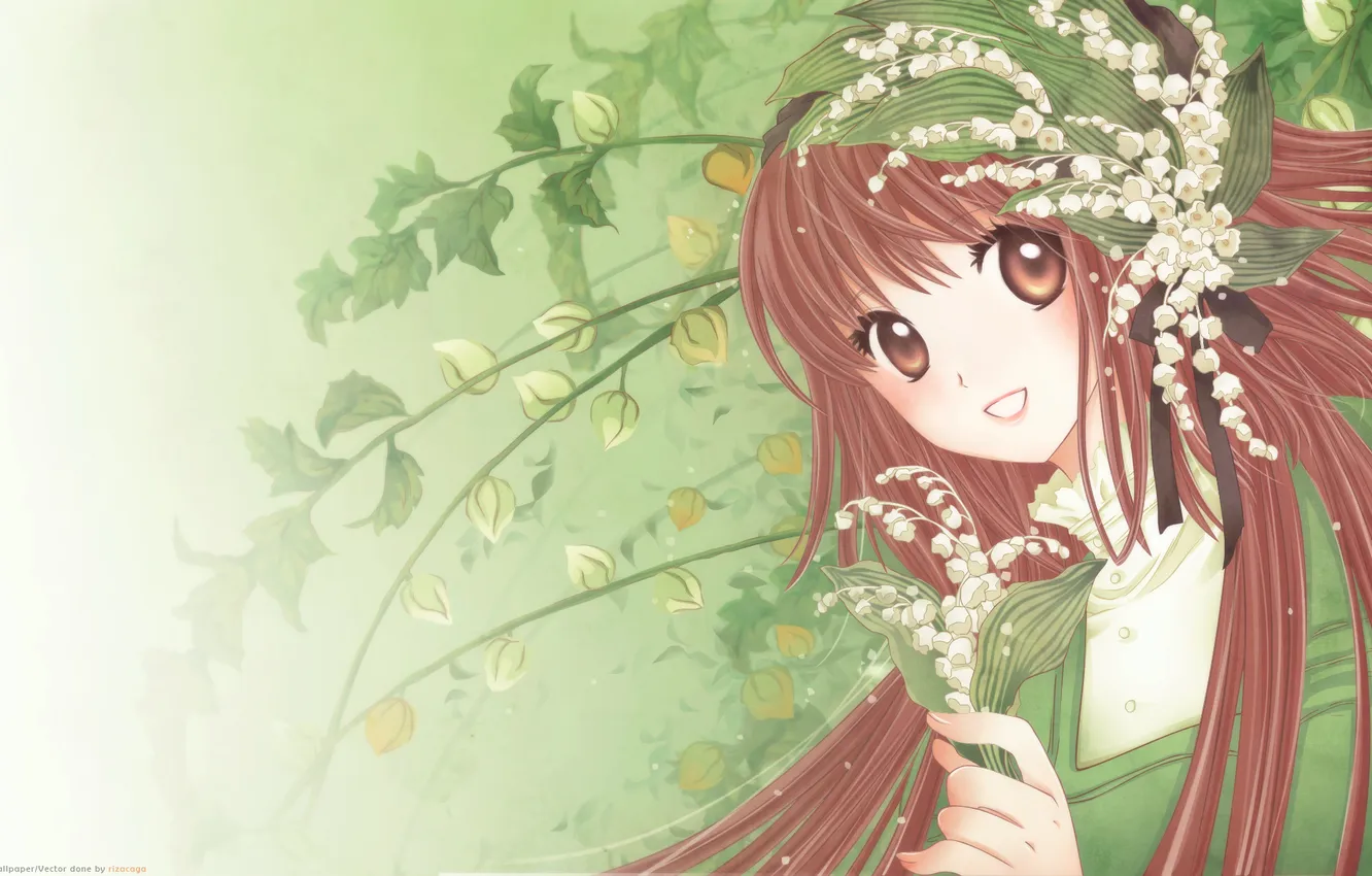 Photo wallpaper smile, anime, Kobato