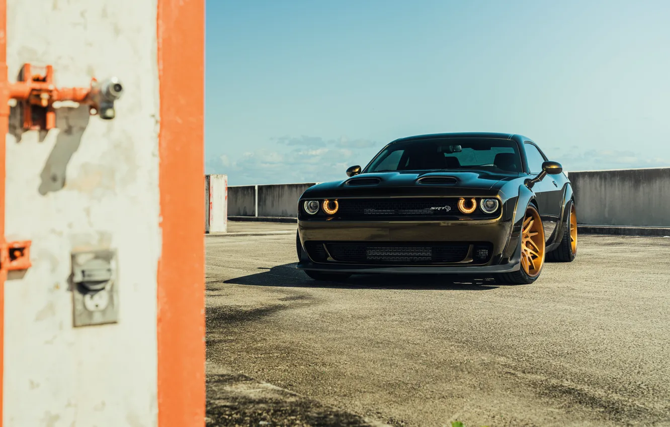 Photo wallpaper Dodge, Challenger, Hellcat, Landry Green