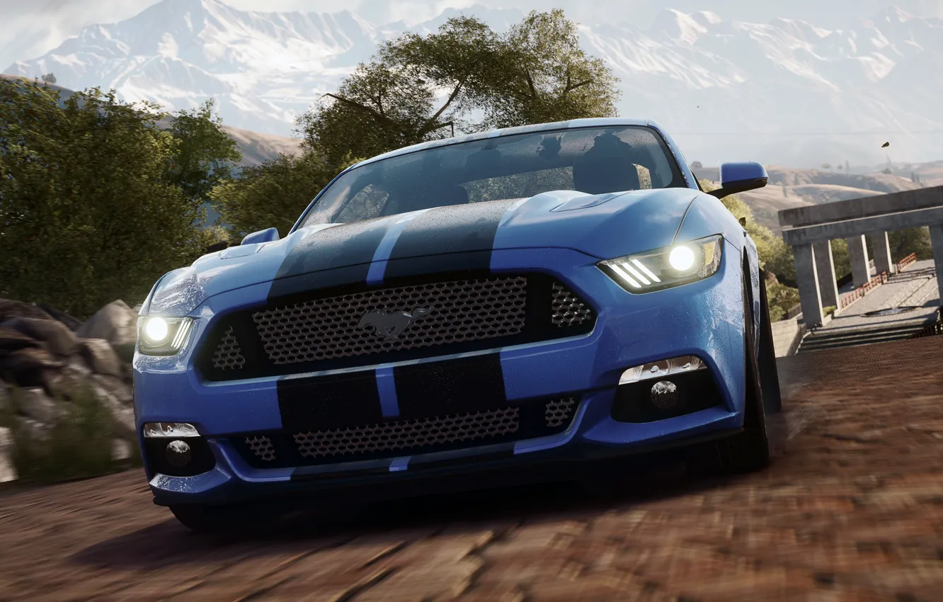Photo wallpaper Ford, Need for Speed, Blue, nfs, 2013, Rivals, NFSR, NSF