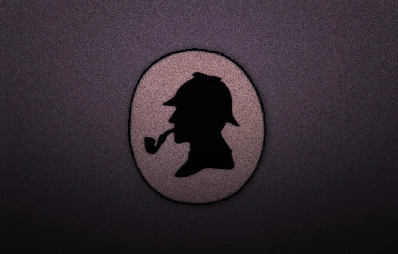 Photo wallpaper hat, tube, round, head, Sherlock Holmes, Sherlock Holmes, Arthur Conan Doyle, Arthur Ignatius Conan Doyle