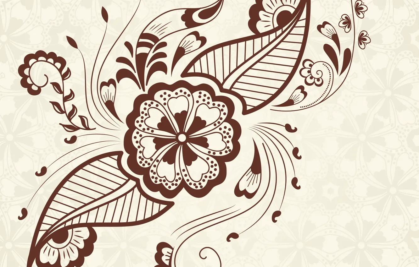 Photo wallpaper flower, background, pattern, texture