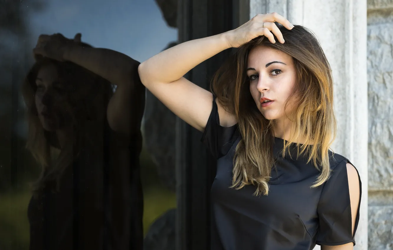 Photo wallpaper Saula, look, face, model, hair
