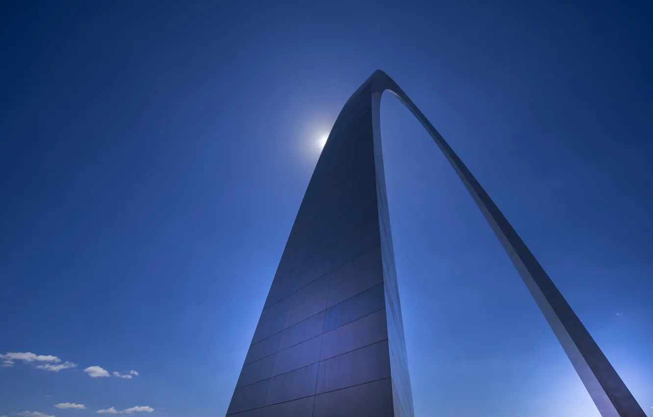 Photo wallpaper USA, St. Louis, Missouri, Gateway Arch