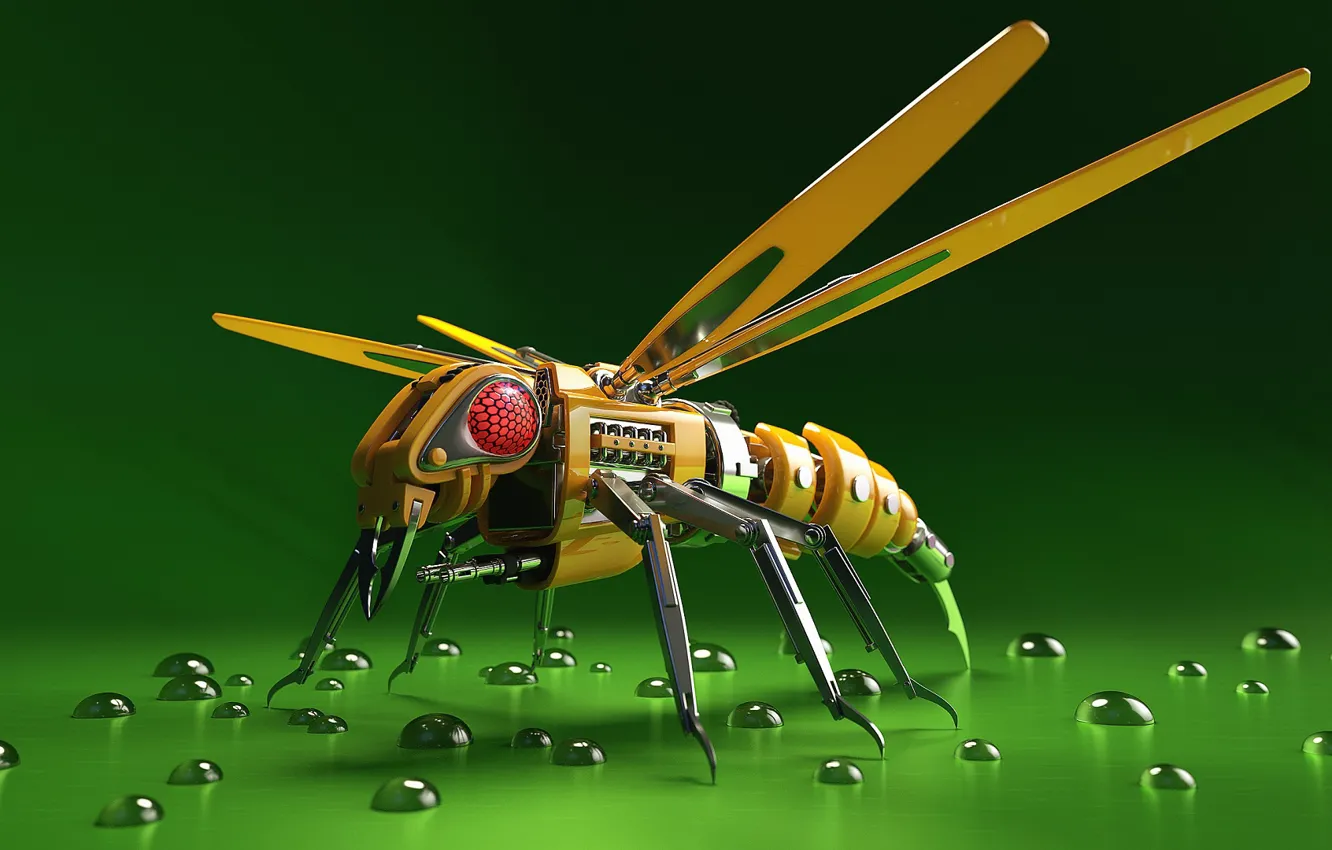 Photo wallpaper OSA, robot, insect