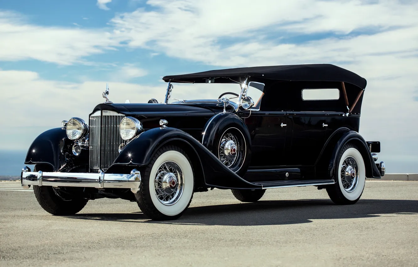 Photo wallpaper classic, Touring, Twelve, Packard, 1934, 7-passenger, Packard