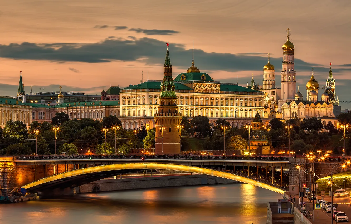 Photo wallpaper city, Russia, Moscow, Kremlin