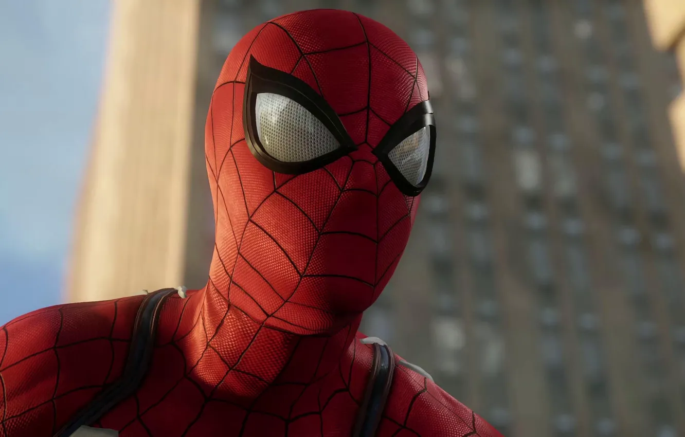 Photo wallpaper the game, mask, hero, game, superhero, Marvel, comic, lenses