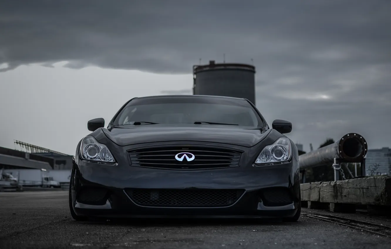 Photo wallpaper Infiniti, black, tuning, G37