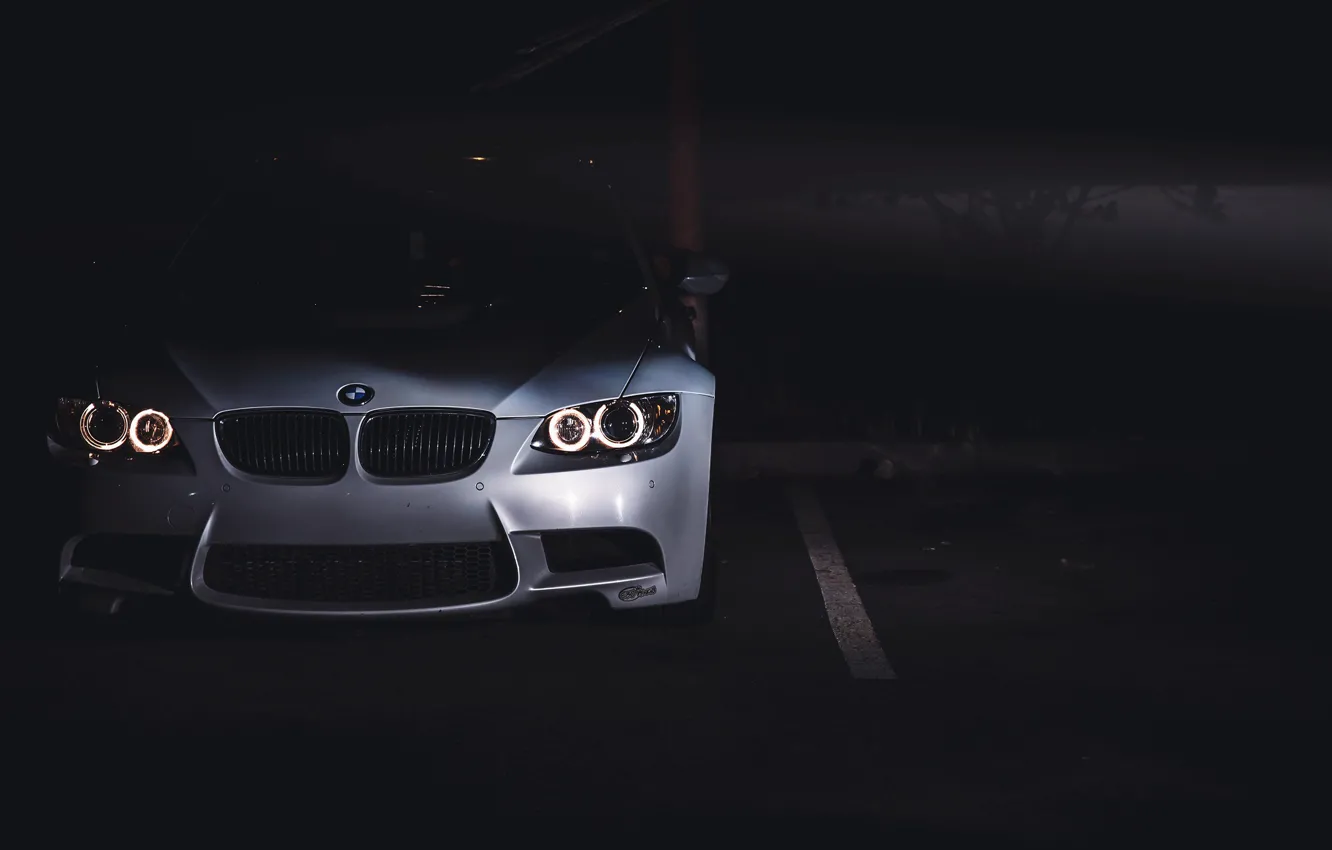 Wallpaper Dark, E92, M3, Daytime Running Lights images for desktop