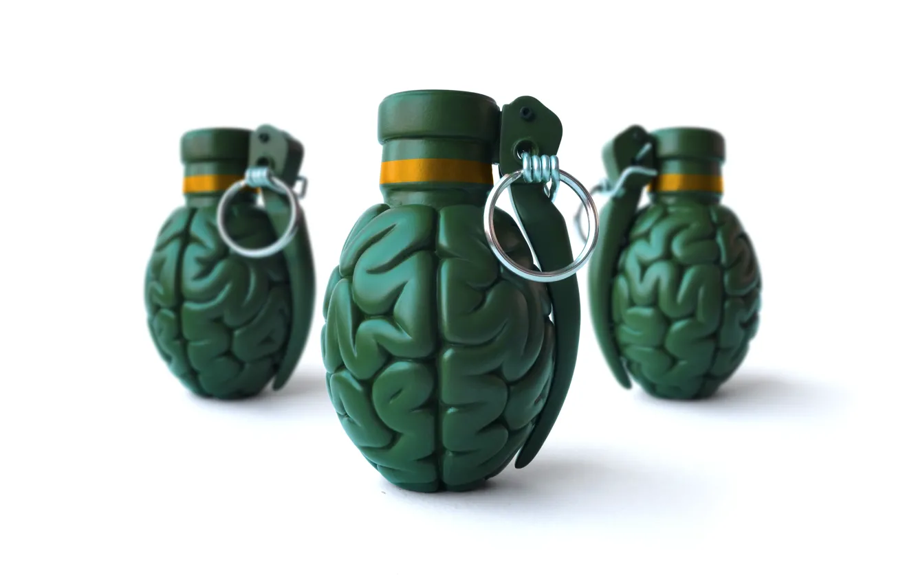 Wallpaper ring, brains, grenades, pineapples images for desktop