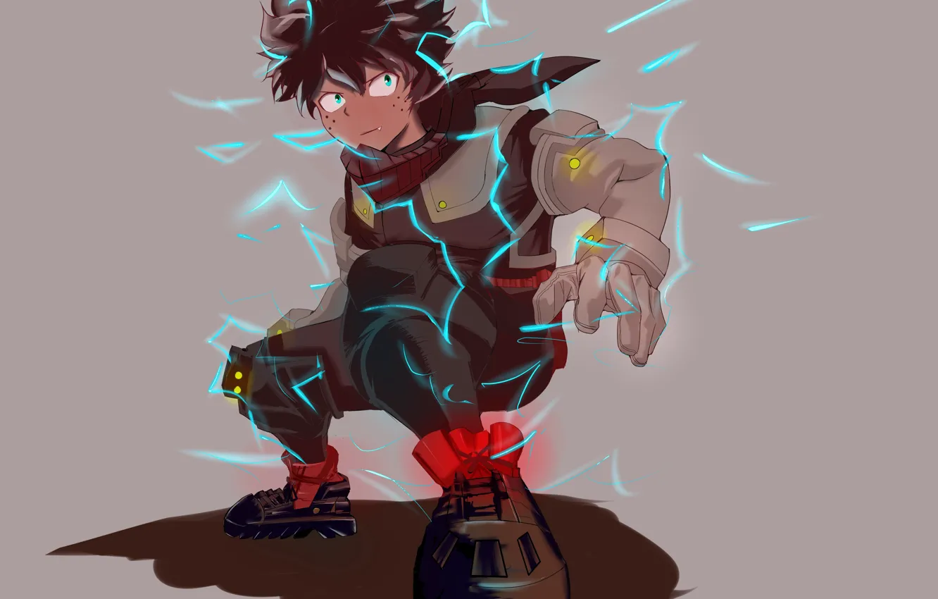 Photo wallpaper Boku no Hero Academy, My hero Academy, My Hero Academia, Midori Isuku