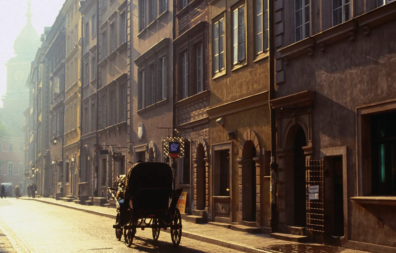 Photo wallpaper Poland, Warsaw, coach