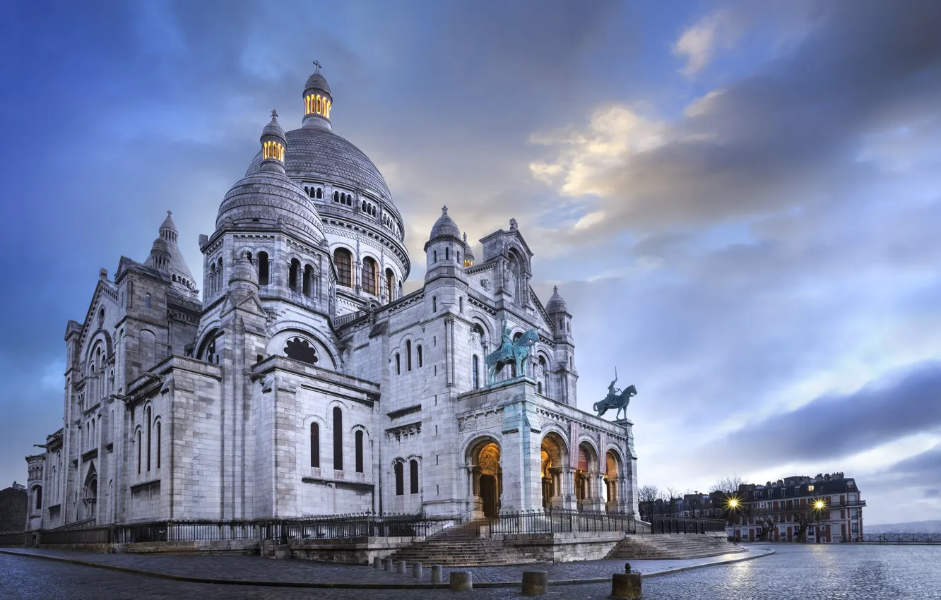Photo wallpaper France, Paris, Basilica, Sacre Coeur