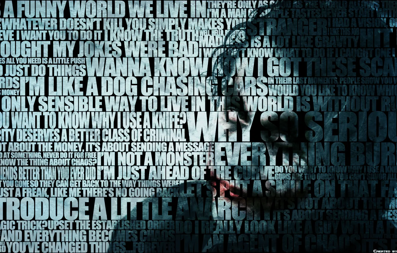 Photo wallpaper text, the inscription, Joker, Batman, Batman, Joker, quotes