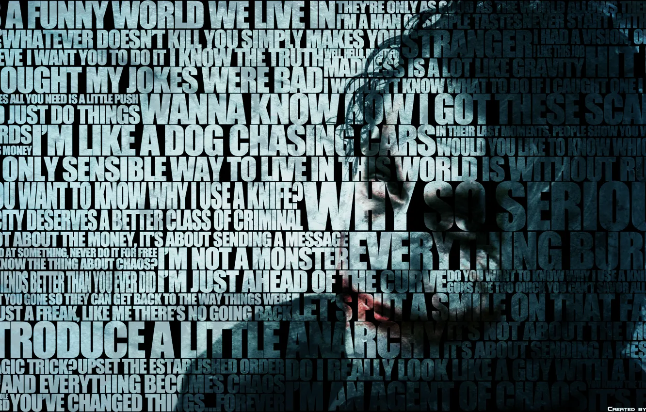 Photo wallpaper text, Joker, the inscription, Batman, Batman, Joker, quotes