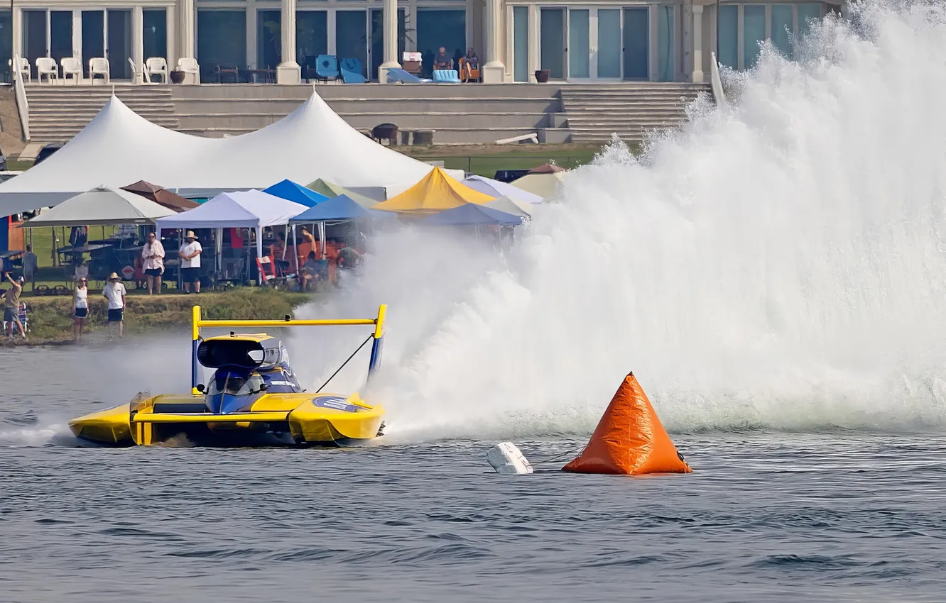 Photo wallpaper race, boat, speed