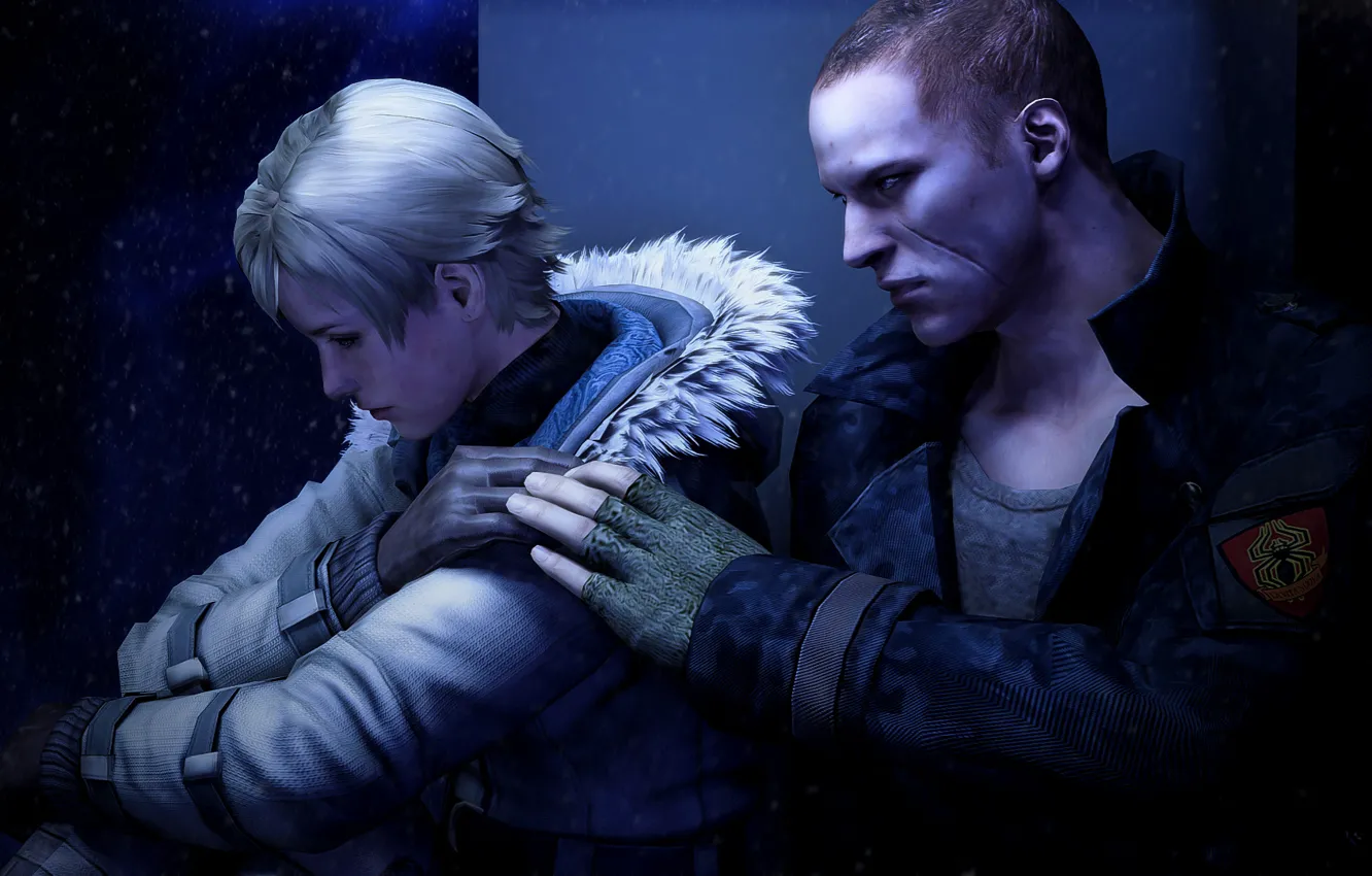 Photo wallpaper Resident evil, Biohazard, Resident Evil 6, Sherry Birkin, Sherry Birkin, Jake Muller, Jake Muller