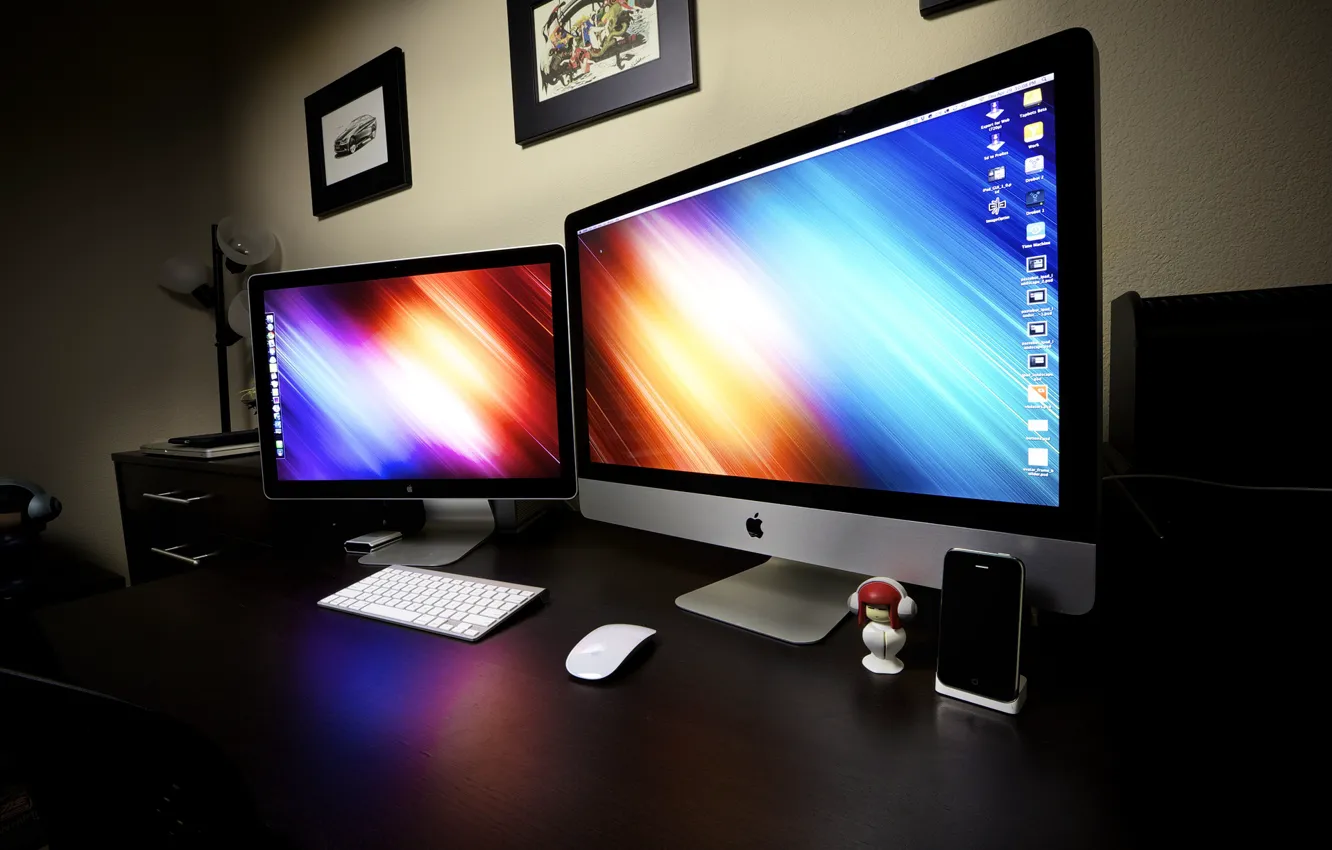 Photo wallpaper Apple, California, Mac OS, Cupertino, Workplace