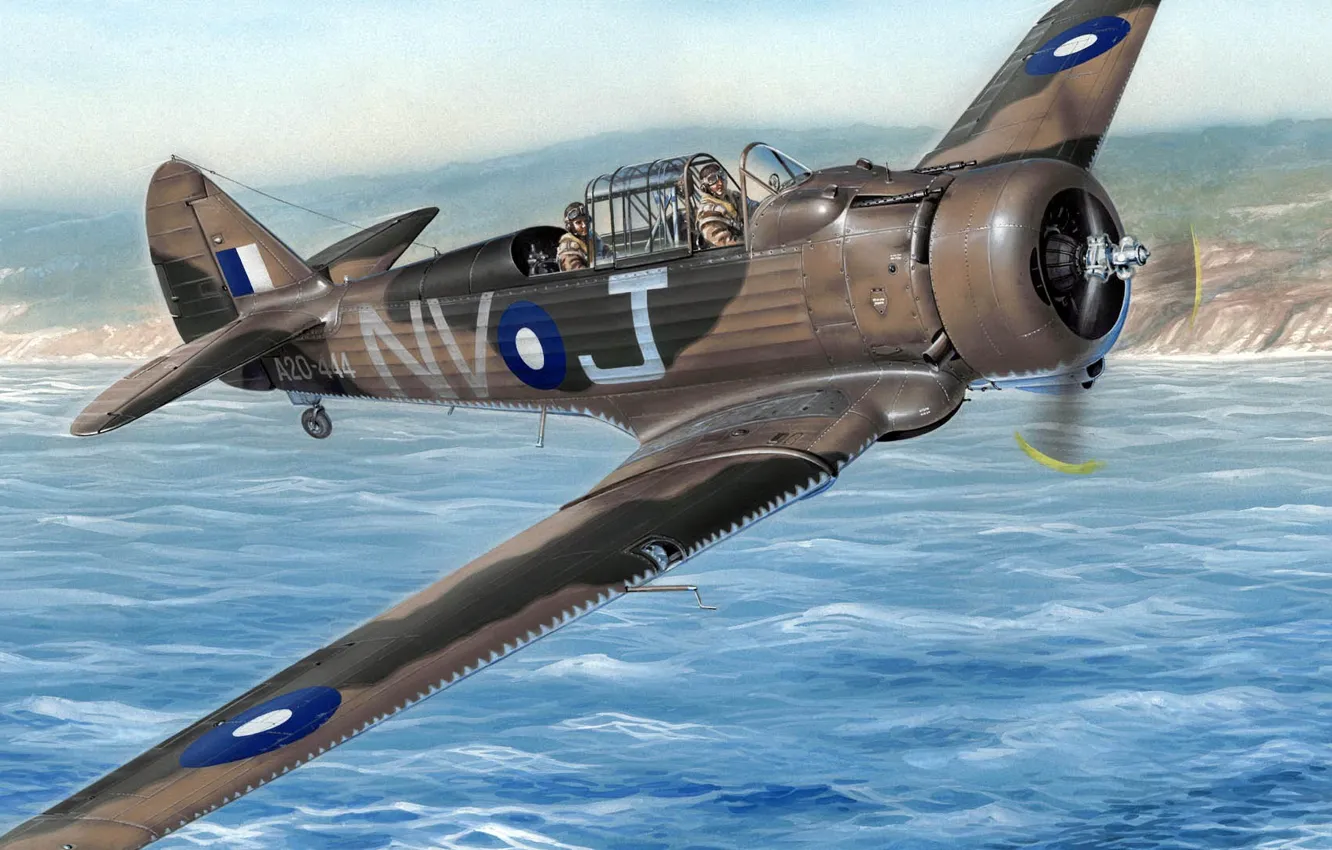Photo wallpaper RAAF, aircraft, General purpose, CAC, Wirraway, Commonwealth Aircraft Corporation, Royal Australian Navy