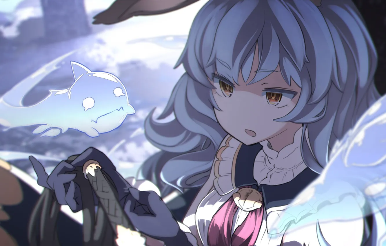 Photo wallpaper spirit, Ghost, girl, touhou, Touhou, Touhou