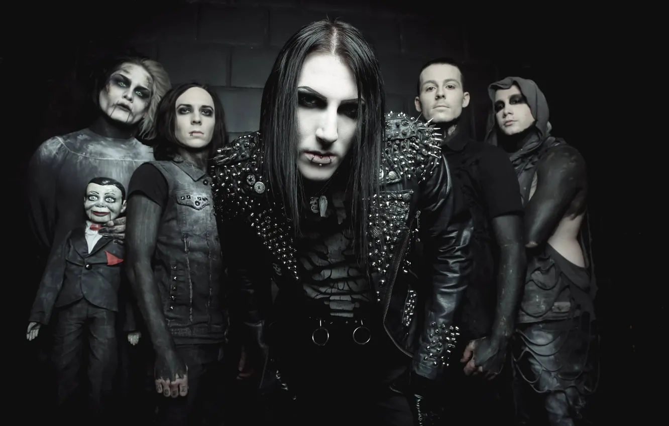Photo wallpaper metalcore, post-hardcore, Motionless In White, gothic rock