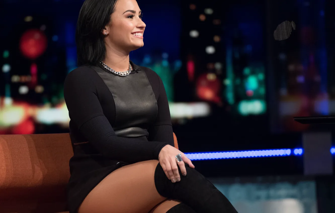 Photo wallpaper smile, actress, singer, smile, singer, actress, Demi Lovato, Demi Lovato