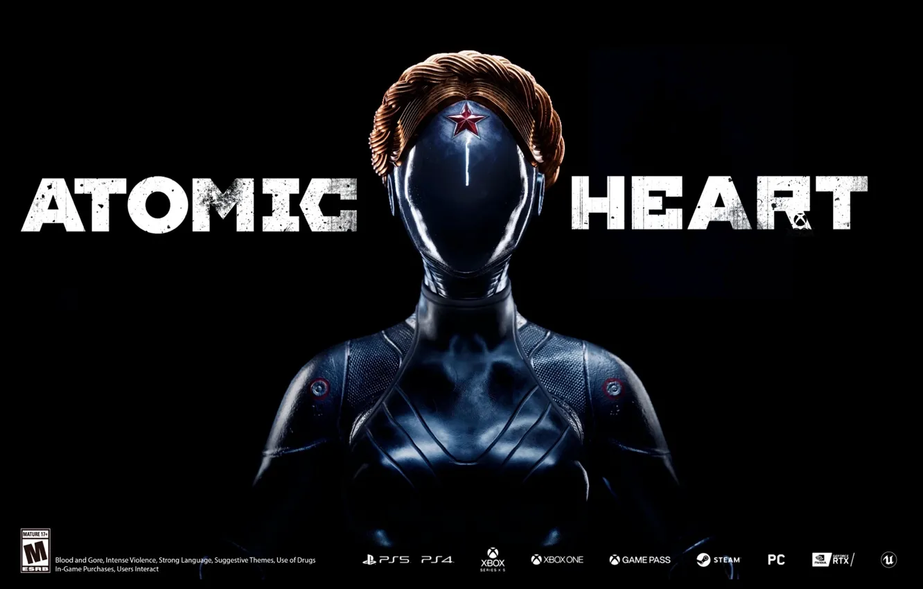 Photo wallpaper the game, USSR, USSR, game, russian, Atomic Heart, Mundfish, Atomic Heart