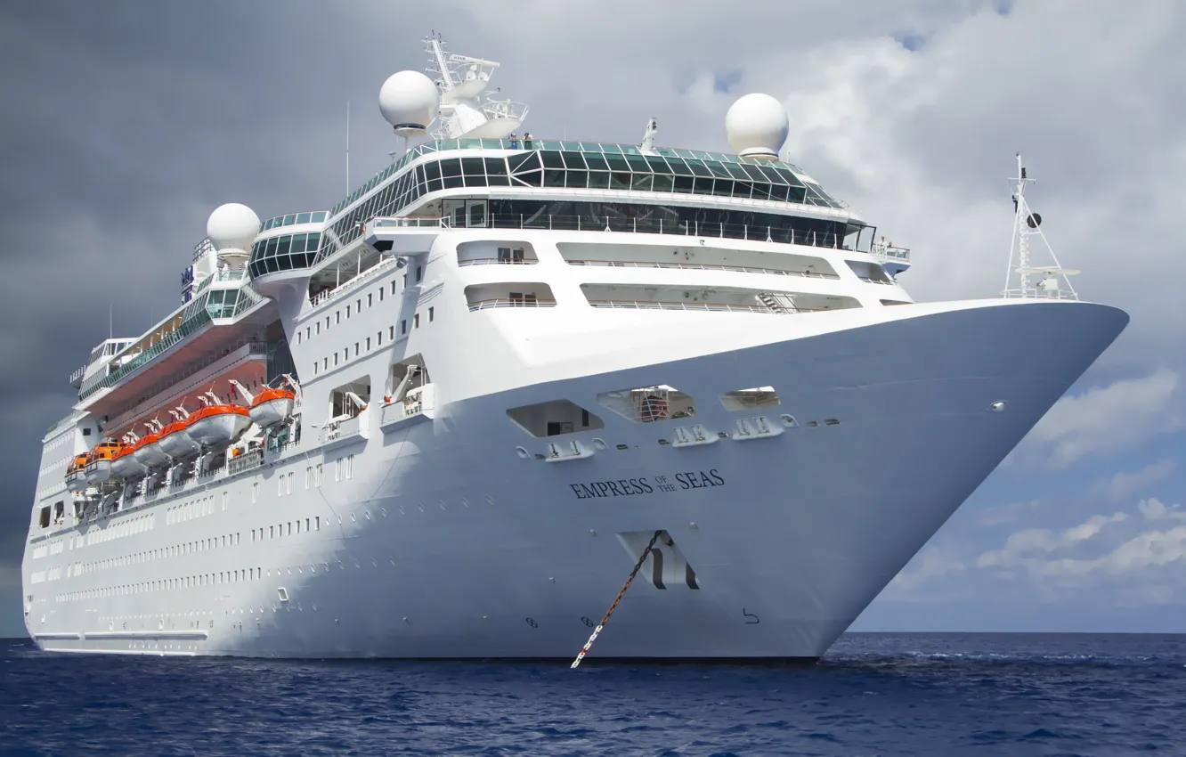 Photo wallpaper The ocean, Sea, Liner, The ship, Royal Caribbean International, Tank, Passenger ship, Cruise Ship