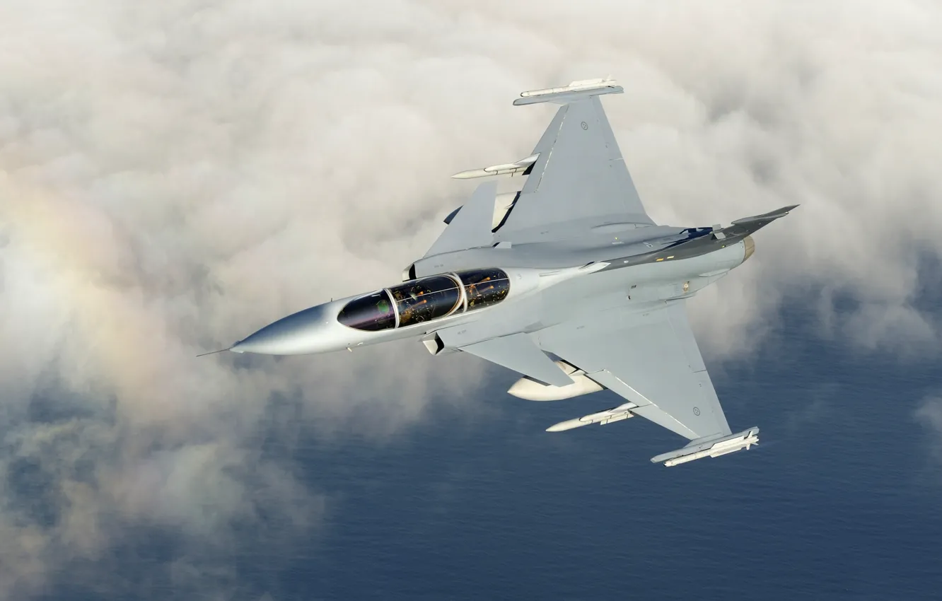 Photo wallpaper the sky, rainbow, You can, Gripen