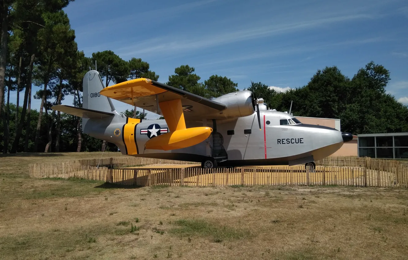 Photo wallpaper USA, plane, hydravion, biscarosse