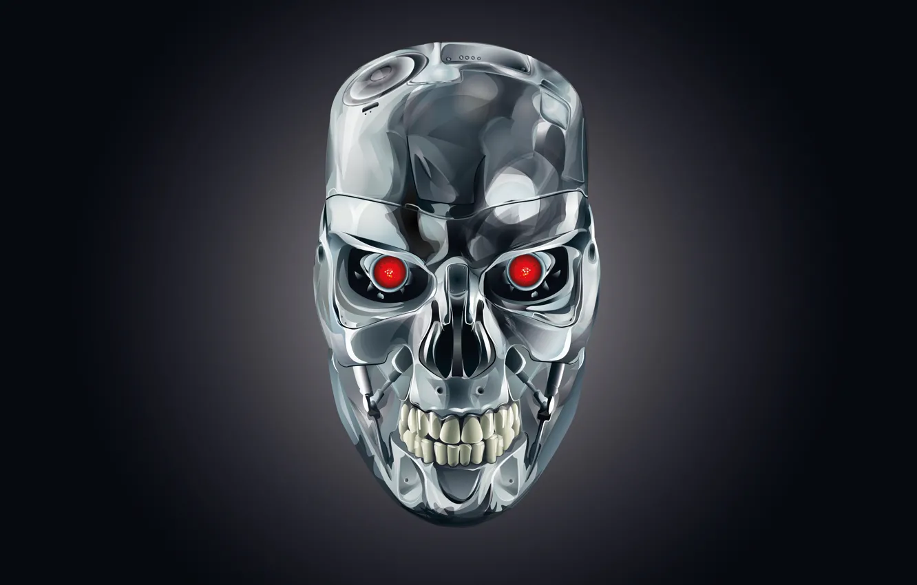 Photo wallpaper Robot, cyborg, Terminator