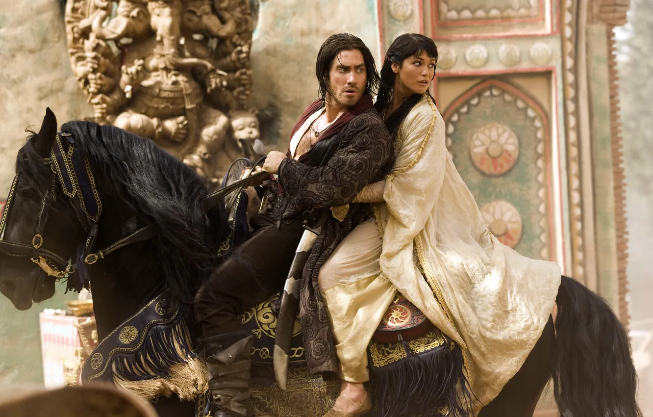 Photo wallpaper horse, the film, Prince of Persia, Prince of Persia, Gemma Arterton, movie, The Sands of …