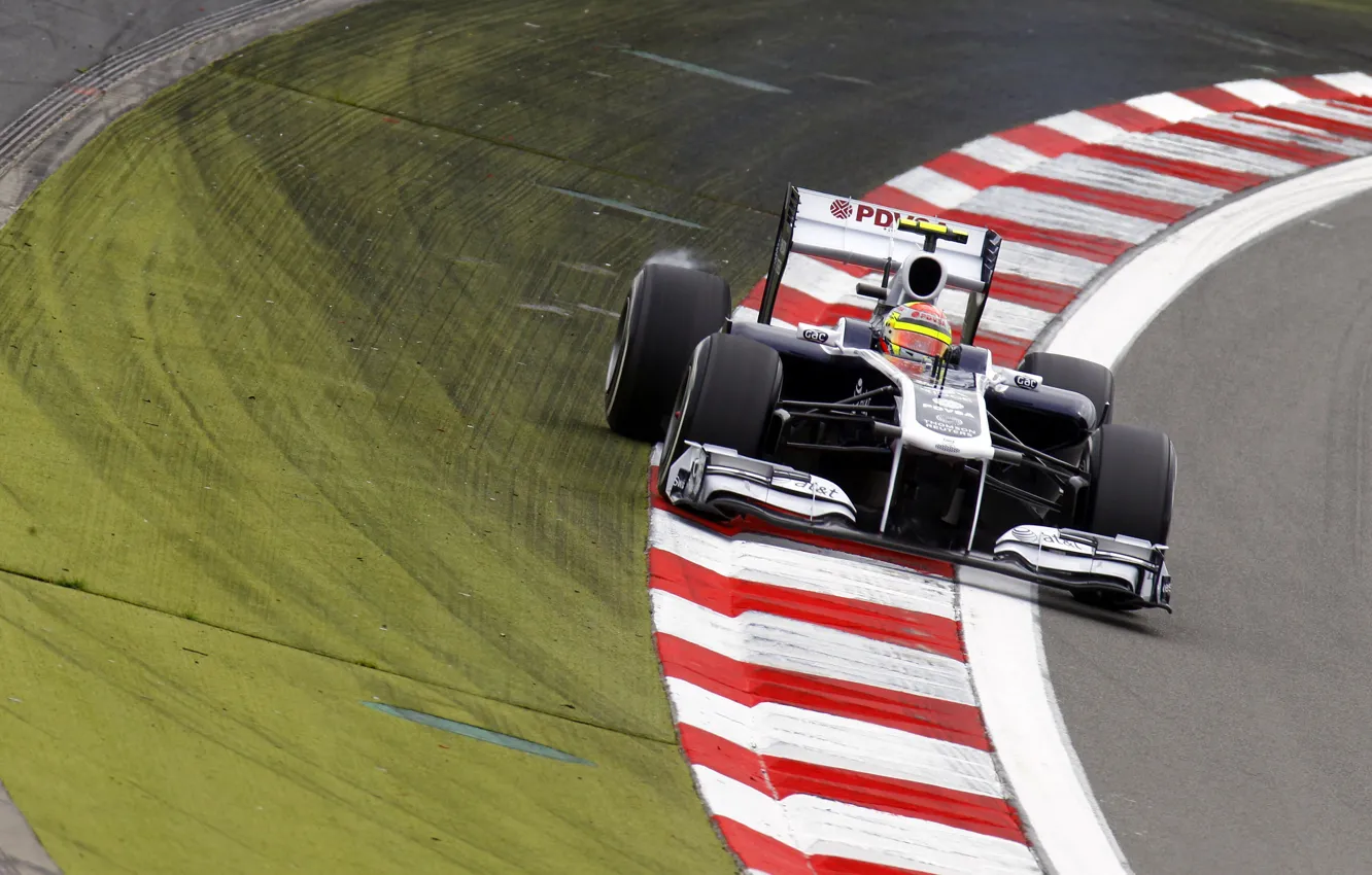 Photo wallpaper Germany, williams fw33, Nurburgring, Pastor Maldonado
