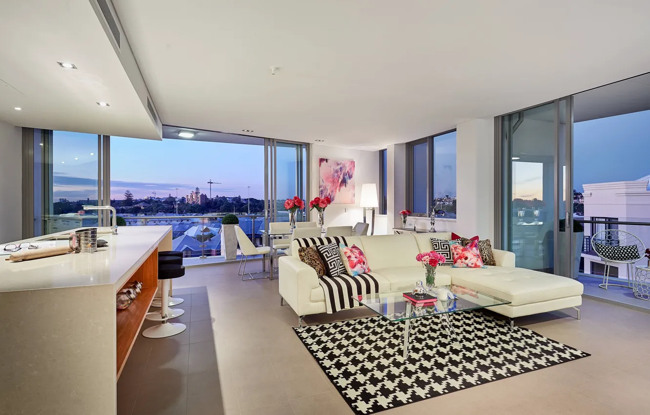 Photo wallpaper design, style, interior, living space, Luxury Apartments