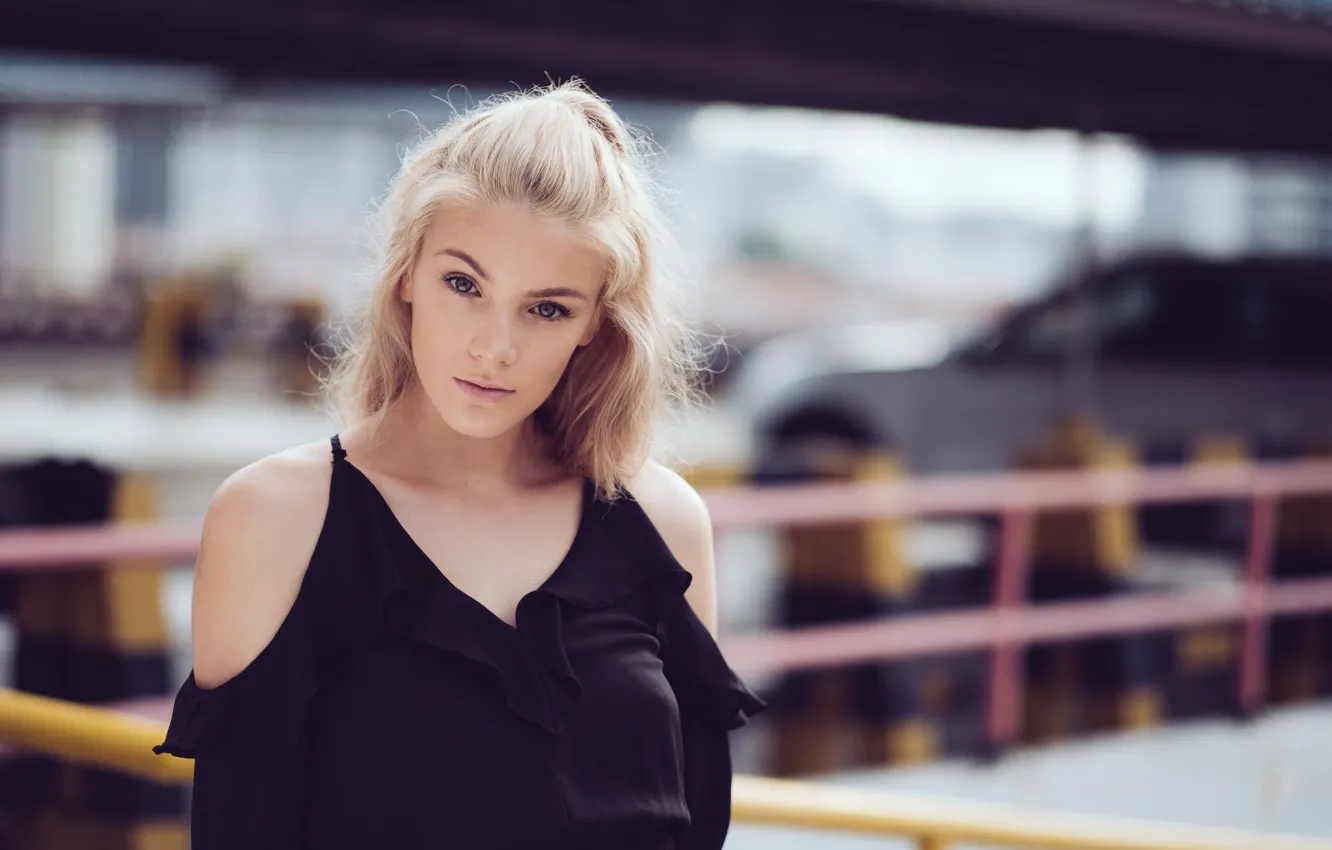 Photo wallpaper look, face, hair, cutie