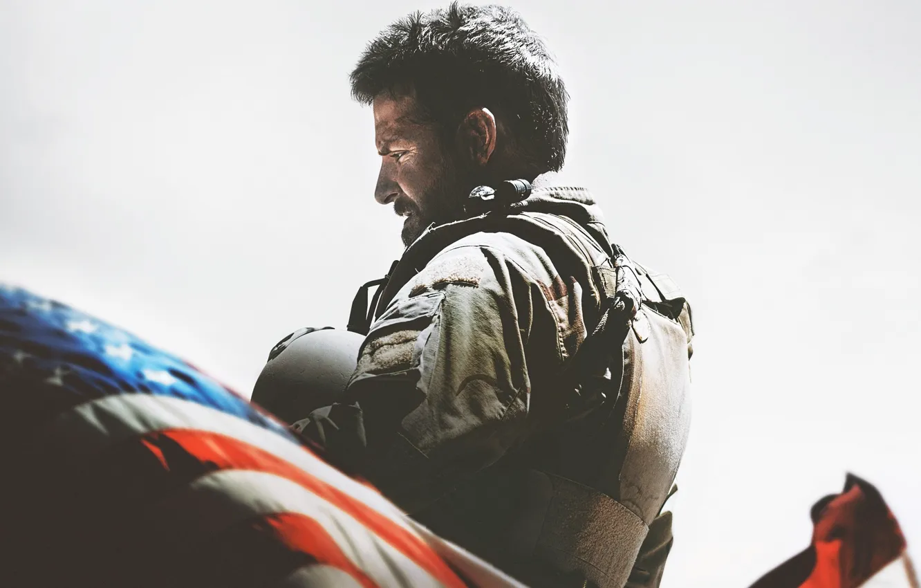 Photo wallpaper cinema, red, white, soldier, military, blue, stars, man