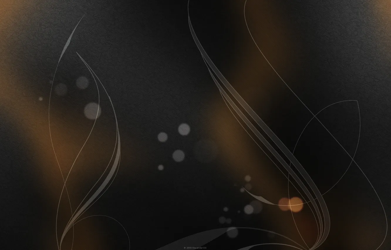 Photo wallpaper orange, black, flo, Summer Night White