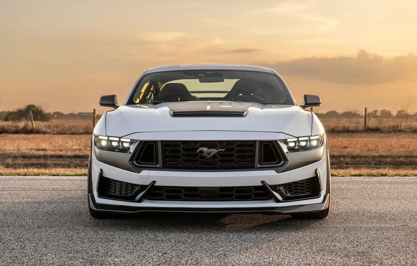 Photo wallpaper Mustang, Ford, Hennessey, venon