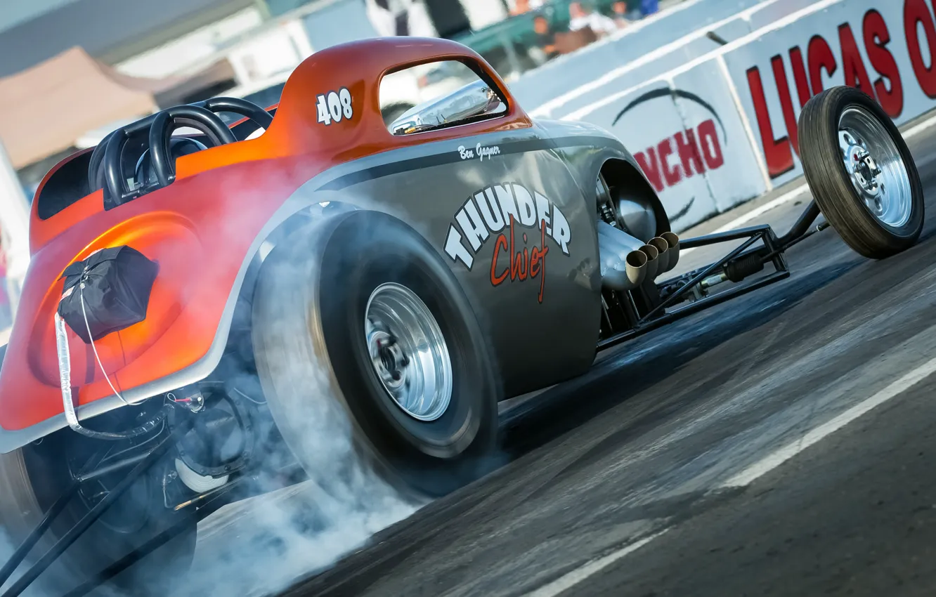 Photo wallpaper race, hot-rod, classic car, drag racing