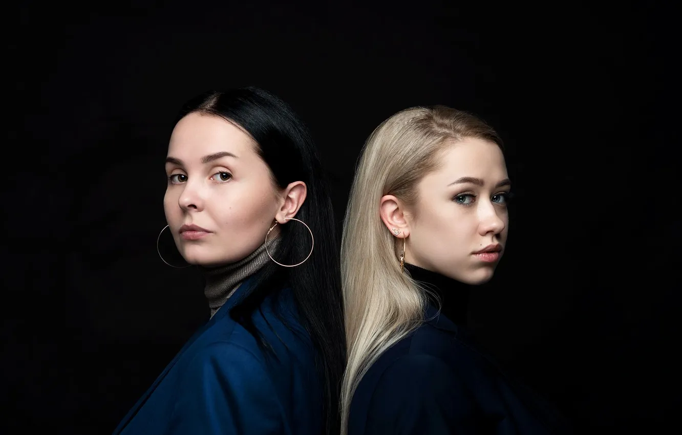 Photo wallpaper portrait, Sasha, Matvey Karmakov, Nastya