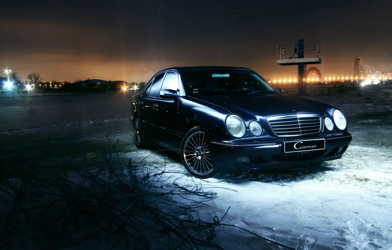 Photo wallpaper Mercedes-Benz, Mercedes, E-class, 2000, E-Class, E-class, W210, Executivklasse