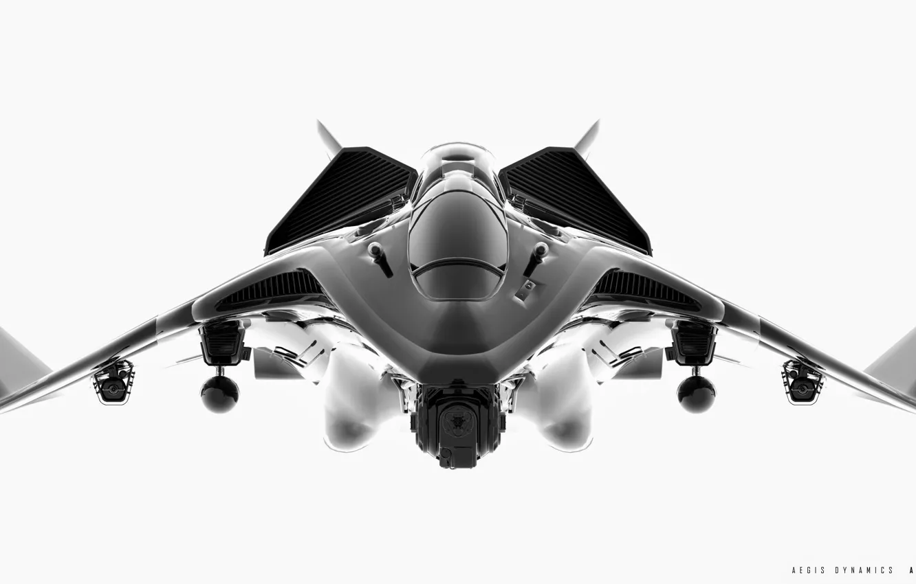 Photo wallpaper Star Citizen, space ship, Avenger