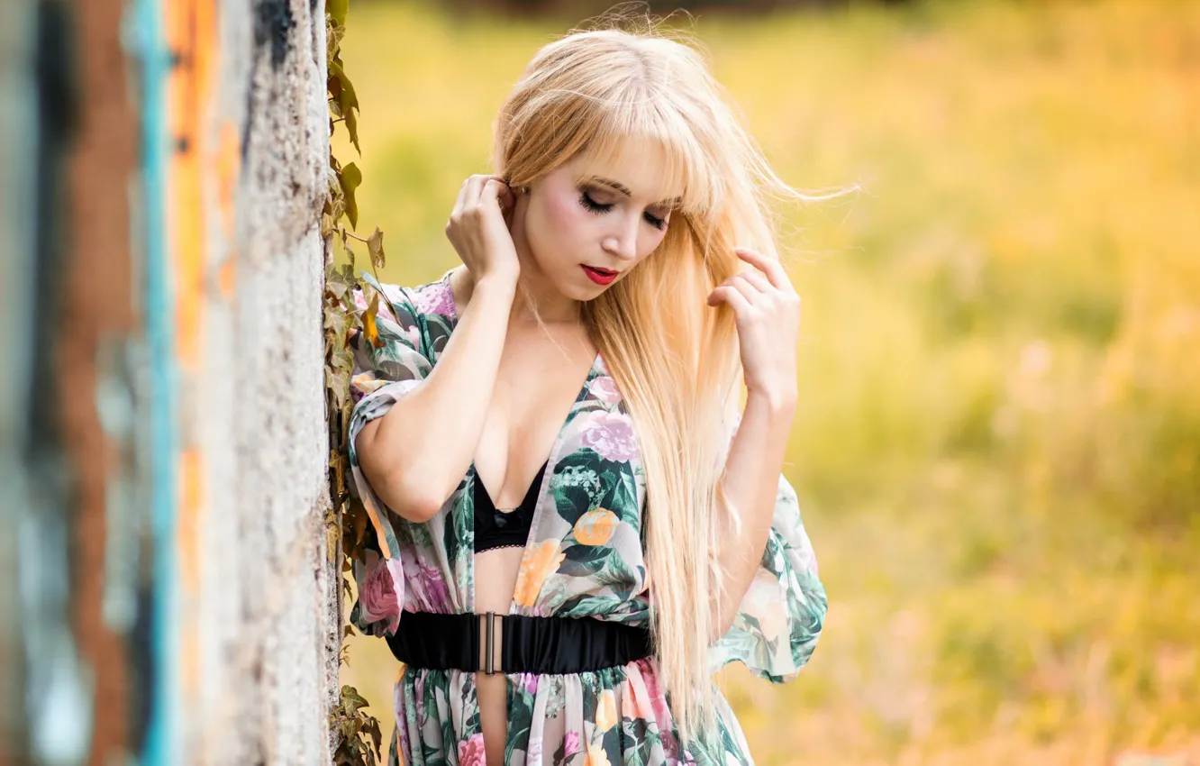 Photo wallpaper summer, girl, mood