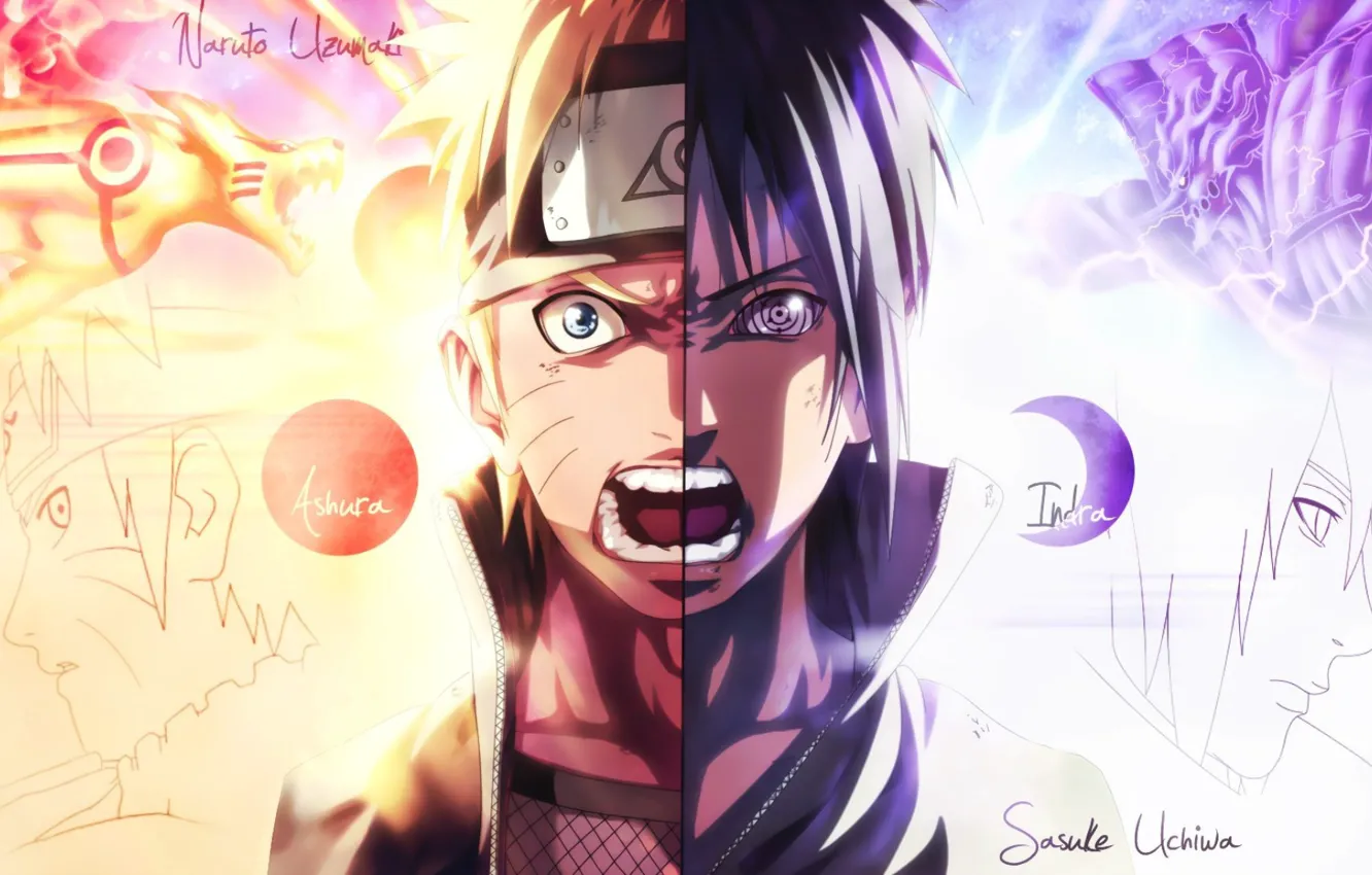 Photo wallpaper anime, art, Sasuke, Naruto, Naruto