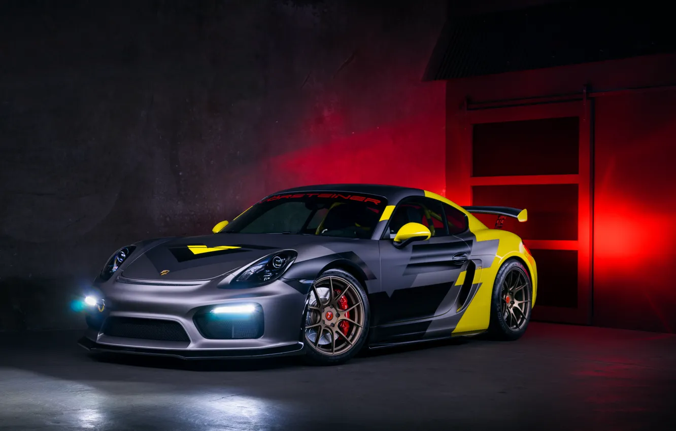 Photo wallpaper Vorsteiner, tuning, cayman, Porsche GT4