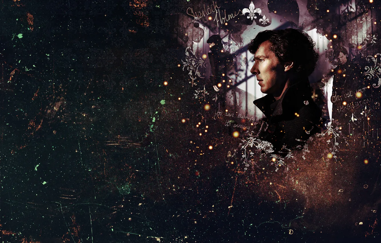 Photo wallpaper abstraction, Sherlock Holmes, Sherlock, Sherlock BBC, Sherlock Holmes, Sherlock (TV series)