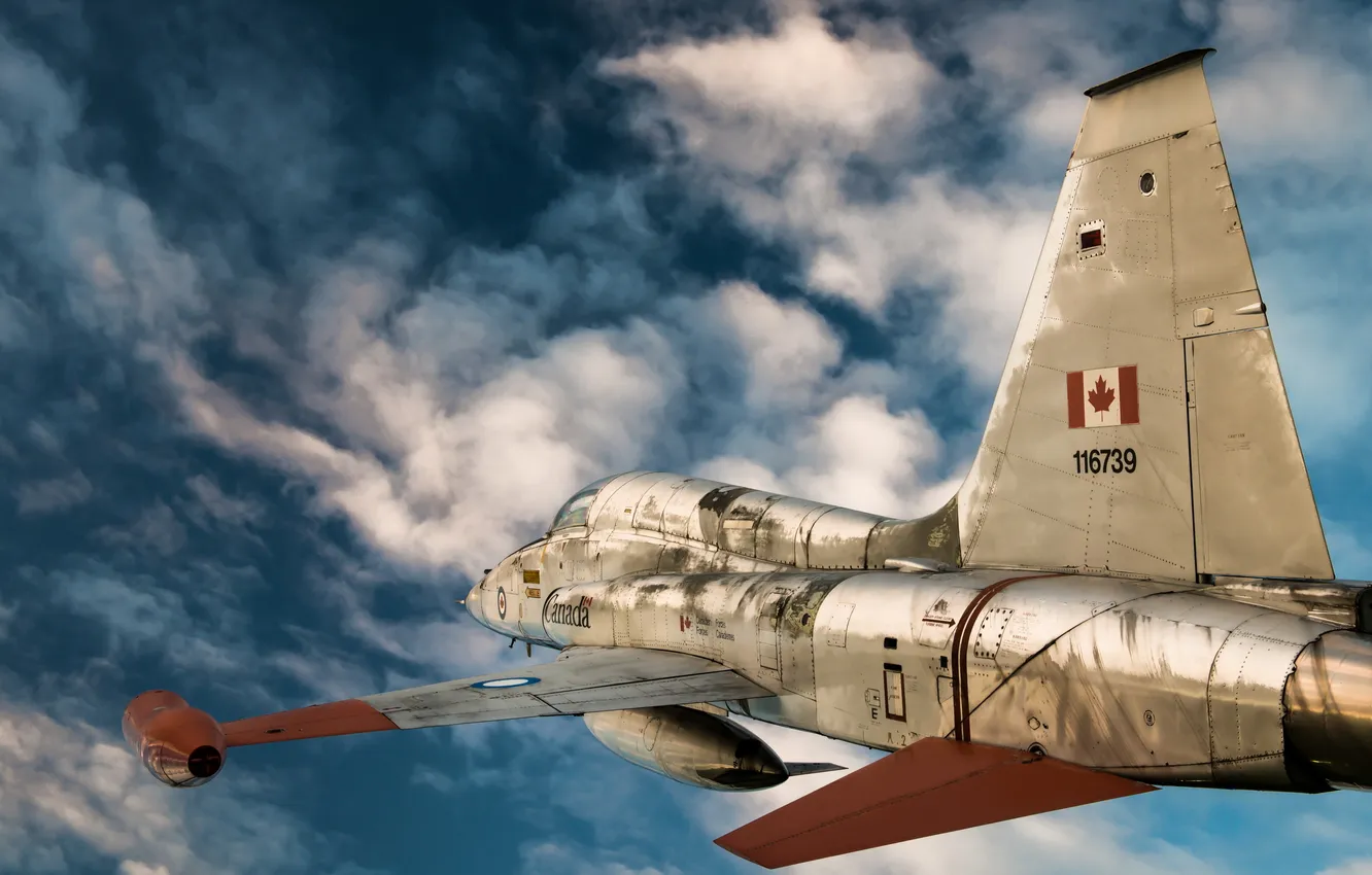 Photo wallpaper the sky, monument, the plane, CF-5